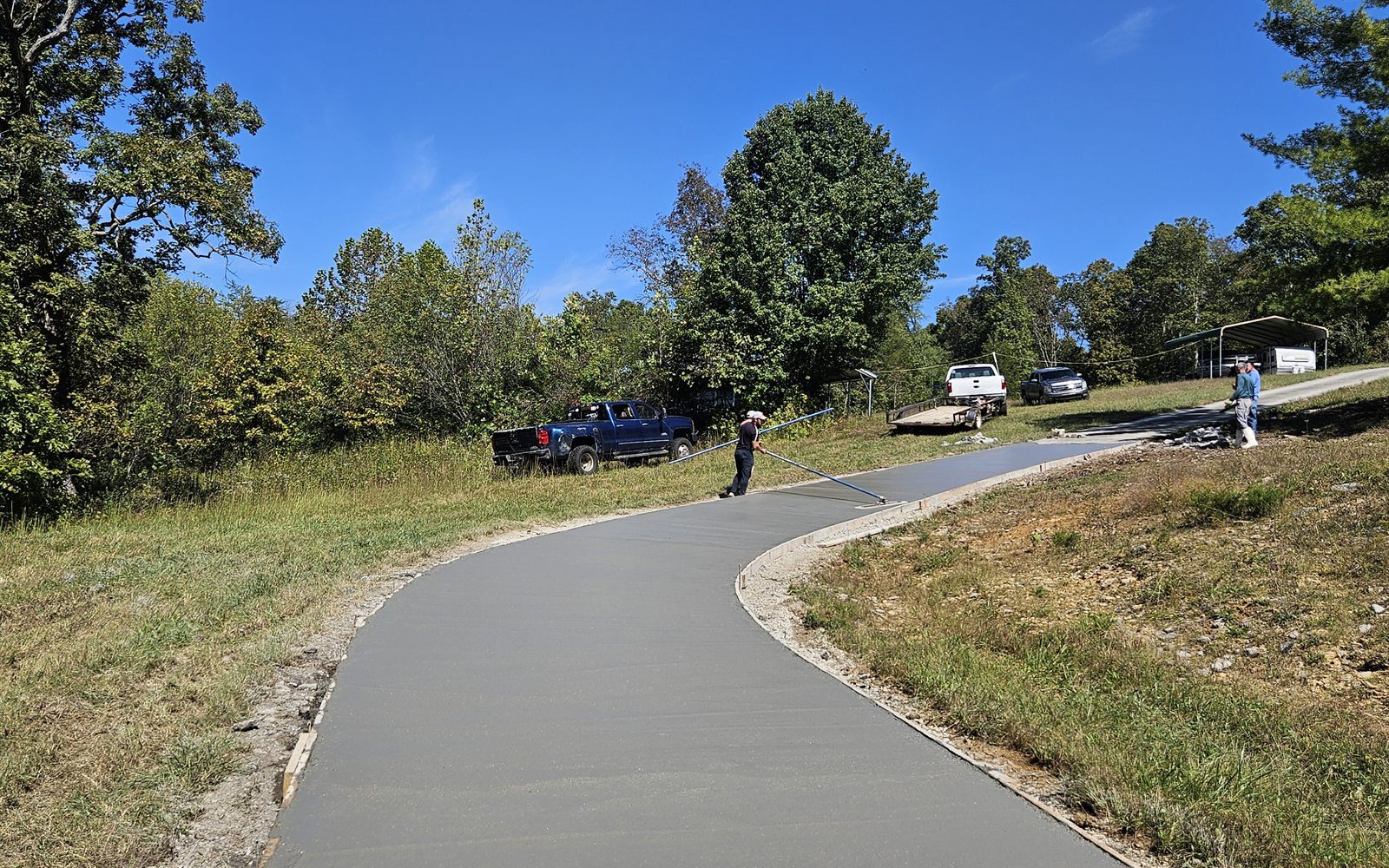 Residential driveway replacement